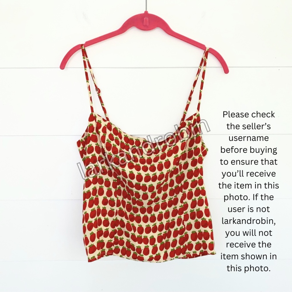 NEW Reformation Overland Top Fresh Tomato 10 - Picture 10 of 17